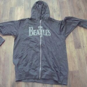 THE BEATLES 2004 HOODIE ZIPPER XL - TALL --- VINTAGE Y2K OOS SHIRT